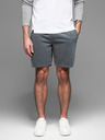 Ombre Clothing Pánske bavlnené teplákové šortky BASIC šedé Oblečenie Ombre