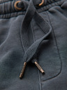 Ombre Clothing Pánske bavlnené teplákové šortky BASIC šedé Oblečenie Ombre