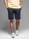 Ombre Clothing Pánske bavlnené teplákové šortky BASIC modré Ombre Oblečenie