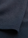 Ombre Clothing Pánske bavlnené teplákové šortky BASIC modré Ombre Oblečenie
