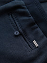 Ombre Clothing Pánske bavlnené teplákové šortky BASIC modré Ombre Oblečenie