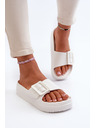 BIG STAR SHOES Dámske penové papuče na platforme s prackou Big Star