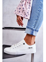 BIG STAR SHOES Dámske nízke kožené tenisky Big Star biele