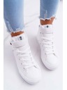 BIG STAR SHOES Zateplené kožené tenisky BIG STAR White Veľ: