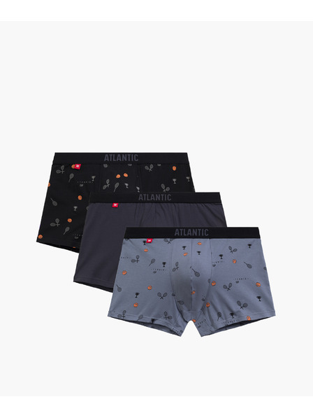 Atlantic Pánske boxerky ATLANTIC 3Pack - viacfarebné