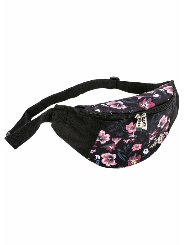 Meatfly Meatfly dámska ľadvinková taška Taya Hibiscus Black | Viacfarebná | Veľkosť