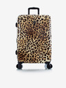 Heys Čierno-hnedý vzorkovaný cestovný kufor Heys Brown Leopard M