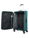 Travelite Cestovný kufor Travelite Skaii 4w L Print Petrol