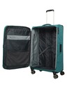 Travelite Cestovný kufor Travelite Skaii 4w L Print Petrol