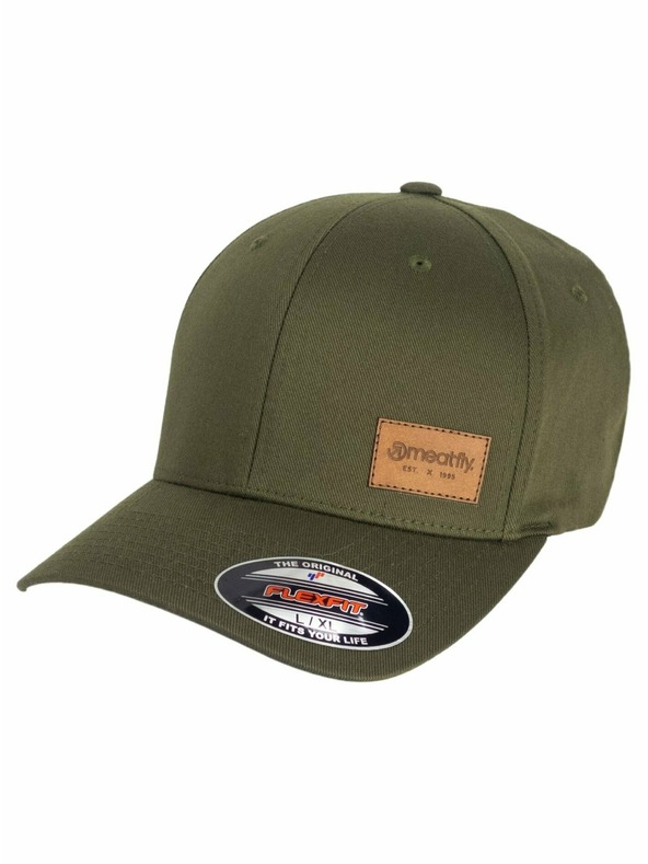 Meatfly Meatfly šiltovka Raptor Flexfit Olive | Zelená | Veľkosť