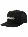 Meatfly Meatfly šiltovka Tyler Snapback Black Basic Logo | Čierna | Veľkosť