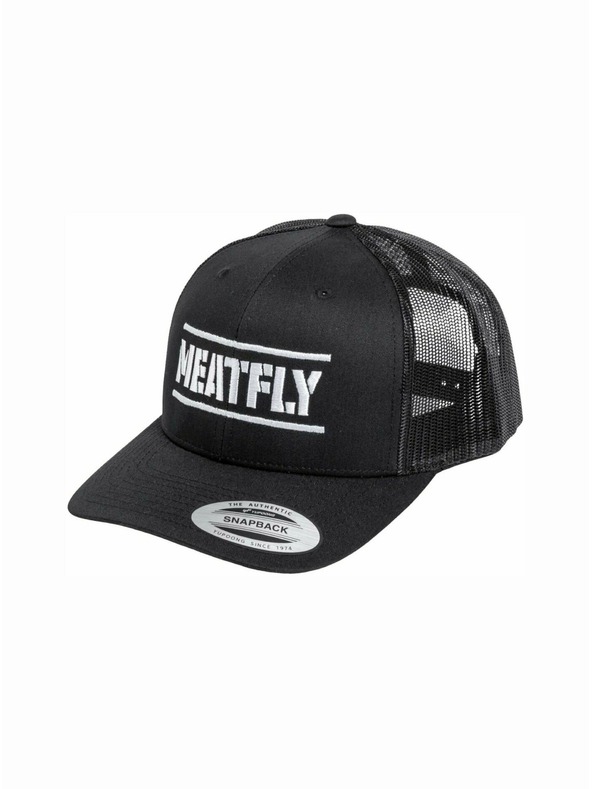 Meatfly Meatfly šiltovka Docker Trucker Black | Čierna | Veľkosť