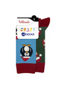 Bellinda CRAZY SOCKS 2x - Veselé ponožky 2 páry - svetlomodrá - zelená