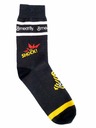 Meatfly Meatfly ponožky Big Shock Dakar Black | Čierna | Veľkosť