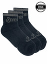 Meatfly Meatfly ponožky Middle Triple pack Black | Čierna | Veľkosť