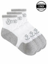 Meatfly Meatfly ponožky Middle Triple pack White | Biela | Veľkosť