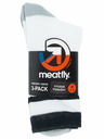 Meatfly Meatfly ponožky Long Triple Pack White | Biela | Veľkosť