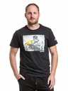 Meatfly Meatfly pánske tričko Big Shock Kiss Black | Čierna | Veľkosť