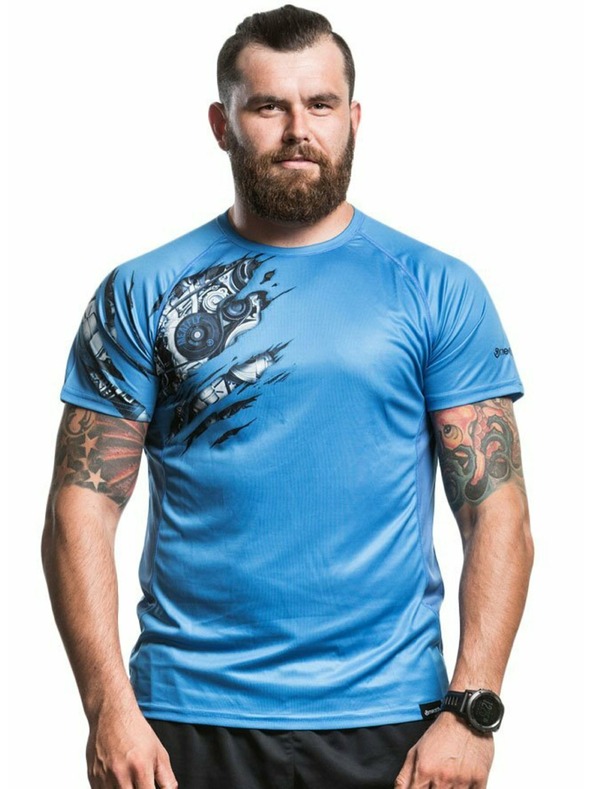 Meatfly Meatfly funkčné tričko Reaper C - Blue | Modrá | Veľkosť