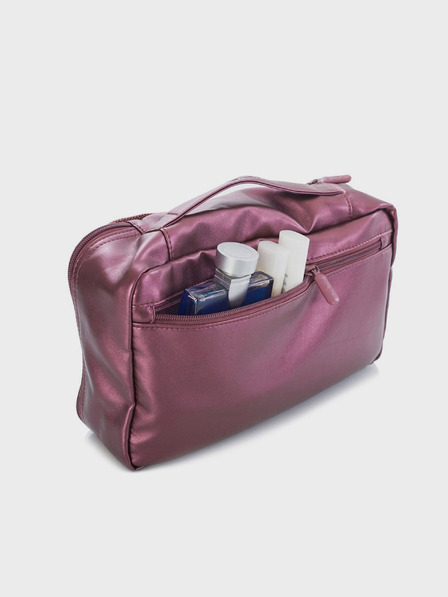 Heys Sada piatich cestovných tašiek v tmavo ružovej farbe Heys Metallic Packing Cube 5pc