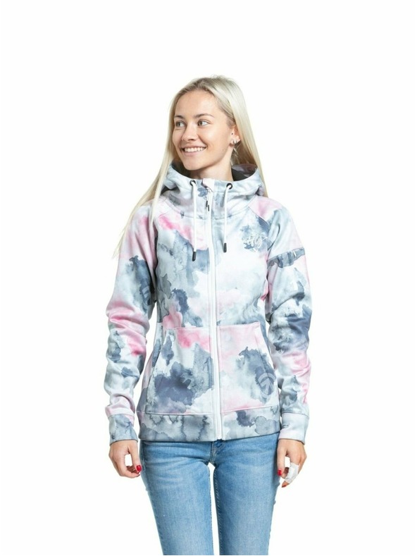 Meatfly Meatfly Women's Technical Hoodie Alisha Clouds Pink