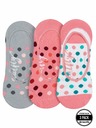Meatfly Meatfly Low Socks Triple Pack White / Pink