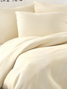 Kvalitex Saténové francúzske posteľné obliečky LUXURY COLLECTION 1+2, 240x200, 70x90cm smotanové