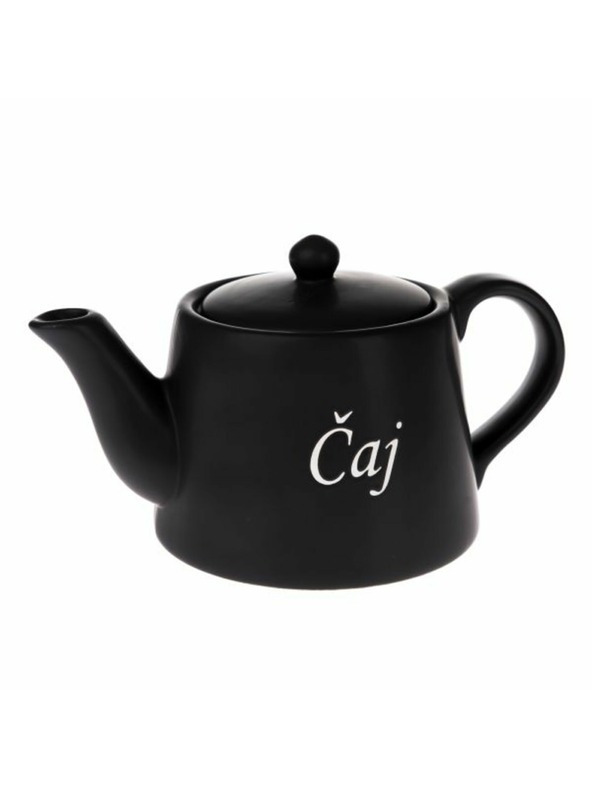 Casa de Engel Keramická kanvička "ČAJ", 1000 ml, 0/16