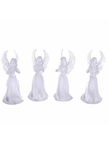 Casa de Engel Umelá LED dekorácia - anjel (teplá žltá) - sada 4ks, 1/24