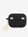 Guess Guess 4G Charm silikónové puzdro pre AirPods Pro čierne