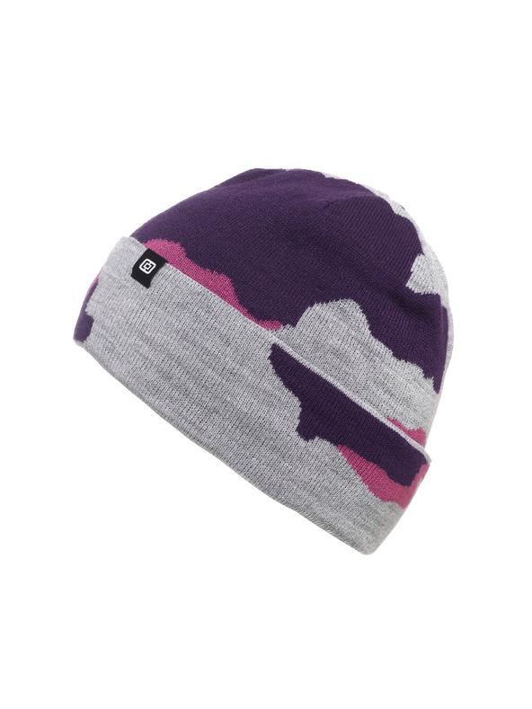 Horsefeathers Čiapka Anika - grape camo HORSEFEATHERS