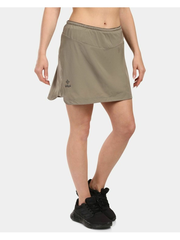 Kilpi Kilpi NINA-W praktická outdoorová sukňa pre aktívne ženy Khaki