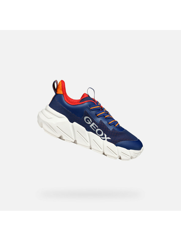 Geox Tmavomodré chlapčenské tenisky Geox Flexyper Fast