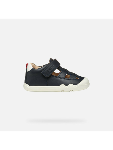 Geox Tmavomodré chlapčenské barefoot tenisky Geox Steppieup