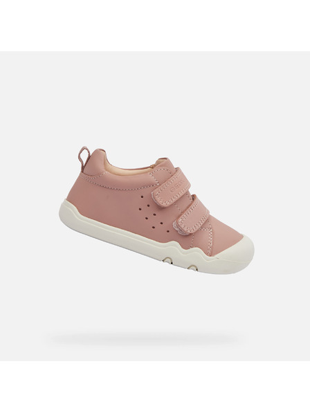 Geox Staroružové dievčenské barefoot tenisky Geox Steppieup