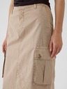 GAP Midi sukňa s vreckami Utility Cargo GAP