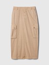 GAP Midi sukňa s vreckami Utility Cargo GAP