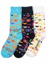 Meatfly Meatfly ponožky Lexy Gift Pack Aztec | Viacfarebná | Veľkosť