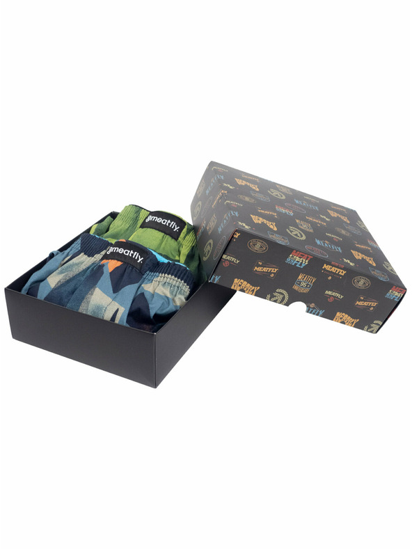 Meatfly Meatfly pánske trenírky Agostino Shade Gift Pack | Modrá | Veľkosť
