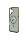 Karl Lagerfeld Karl Lagerfeld IML K&CH Heads Metal Frame MagSafe Zadný Kryt pre iPhone 16 Black