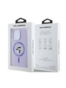 Karl Lagerfeld Karl Lagerfeld Tekutý silikón Karl and Choupette MagSafe Zadný kryt pre iPhone 16 Pro Max Fialový