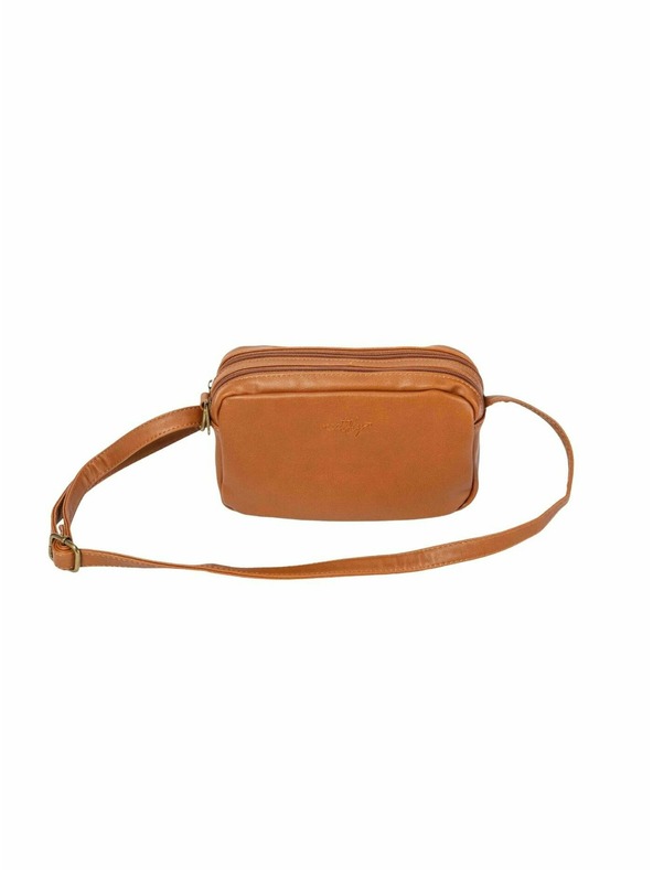 Meatfly Meatfly kabelka Talia Brown | Hnedá | Objem 1,5 L
