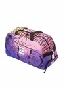 Meatfly Meatfly cestovná taška Gail Peach Flowers 42 L | Ružová | Objem 42 L