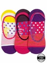 Meatfly Meatfly ponožky Low Socks Triple Pack Yellow Stripe | Žltá | Veľkosť