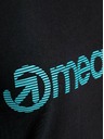Meatfly Meatfly pánske tričko Striped Logo Black | Čierna | Veľkosť S | 100% bavlna