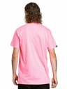 Meatfly Meatfly pánske tričko Joe Neon Pink/White | Biela | Veľkosť S | 100% bavlna