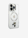 Karl Lagerfeld Karl Lagerfeld IML Karl and Choupette NFT MagSafe Zadný Kryt pre iPhone 14 Pro Max Transparent