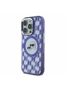 Karl Lagerfeld Karl Lagerfeld IML Monogram K&CH Heads MagSafe Zadný Kryt pre iPhone 16 Pro Purple