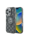 Karl Lagerfeld Karl Lagerfeld IML Monogram K&CH Hlavy MagSafe Zadný kryt pre iPhone 16 Pro Max Čierny