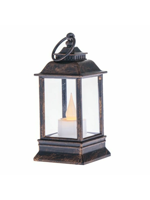 Casa de Engel Plastový lampáš s LED sviečkou, 0/240